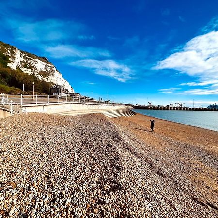 Flat 4 Marine Parade House, 1 East Cliff- Next To Dover Port, White Cliffs, Beach, Castle 외부 사진
